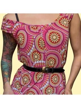 American Vintage Women's Multi and Pink Blous